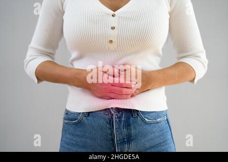 Darmpolypen Und Colon-Krebs-Erkrankung Entzündung Stockfoto