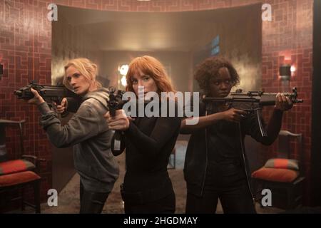 DIE 355 (2022) DIANE KRUGER JESSICA CHASTAIN LUPITA NYONG'O SIMON KINBERG (DIR) UNIVERSAL PICTURES/MOVIESTORE COLLECTION Stockfoto