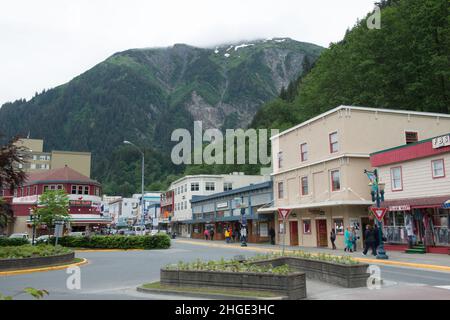 Downtown Juneau Alaska USA 2015 Stockfoto