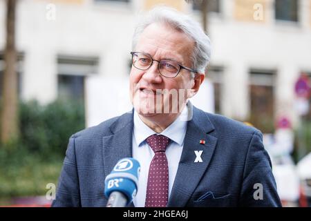 München, Deutschland. 20th Januar 2022. OpVictim-Sprecher Matthias Katsch. Quelle: Matthias Balk/dpa/Alamy Live News Stockfoto