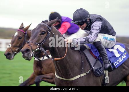 Fileboto vom 21-11-2020 von Wonderwall, der am 10. Februar in Huntingdon seine Ziele beim Cheltenham Festival in der Hürde für Novizen des Ballymore Sidney Banks Memorial in die Reihe stellen wird. Ausgabedatum: Donnerstag, 20. Januar 2022. Stockfoto