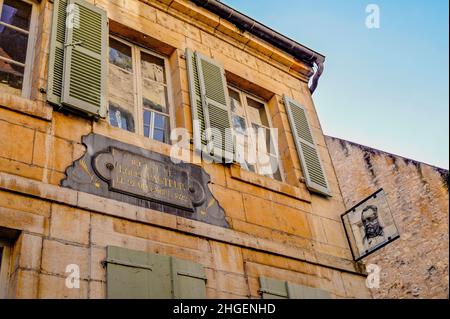 Der Geburtsort von Louis Pasteur in Dole, Frankreich Stockfoto