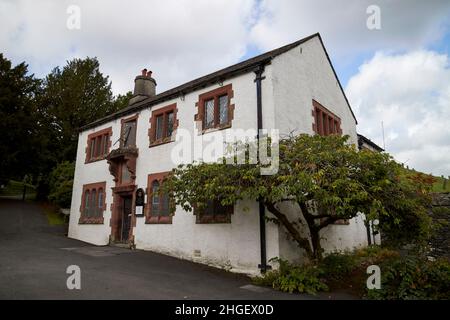 hawkshead Gymnasium hawkshead Village Lake District, cumbria, england, großbritannien Stockfoto