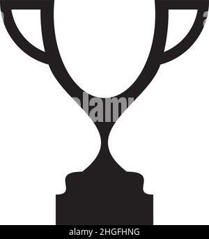 Vorlage für Vektorgrafik „Trophäe-Symbol“-Logo-Design Stock Vektor