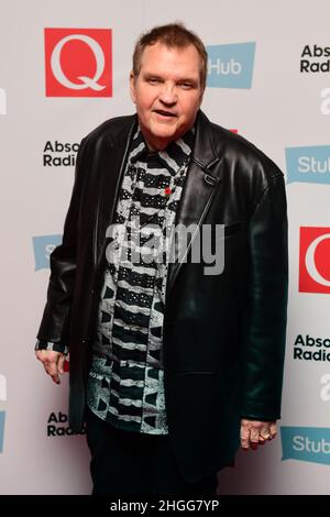 File Photo vom 02/11/16 von Meat Loaf, der an den Q Awards 2016 im Roundhouse, London, teilnahm. DER US-Sänger Meat Loaf, zu dessen Hits auch bat Out of Hell gehörte, ist im Alter von 74 Jahren verstorben, hieß es in einer Erklärung auf seiner offiziellen Facebook-Seite. Ausgabedatum: Freitag, 21. Januar 2022. Stockfoto