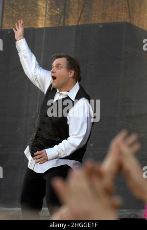 NORWAY 20070607Meat Loaf, Michael Lee Aday, auf der Bühne während des Sweden Rock in Norwegen am Donnerstag. Foto: Janerik Henriksson / TT-Code 10010 Stockfoto