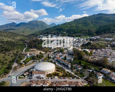 Gemeinde El Bosque in der Comarca der weißen Dörfer in der Provinz Cadiz, Spanien Stockfoto