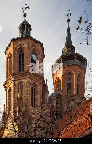 Evangelische Kirche St.-Johannis in Göttingen, Deutschland, Niedersachsen, Göttingen Stockfoto