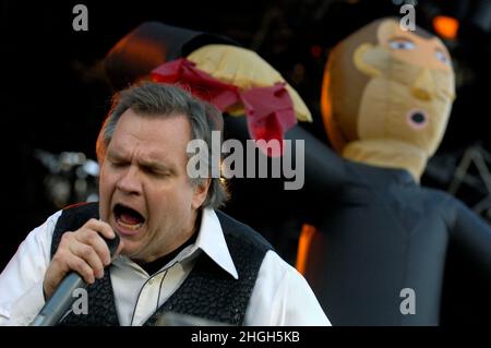 NORWAY 20070607Meat Loaf, Michael Lee Aday, auf der Bühne während des Sweden Rock in Norwegen am Donnerstag. Foto: Janerik Henriksson / TT-Code 10010 Stockfoto