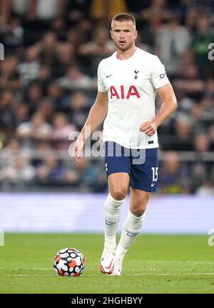 Aktenfoto vom 26-08-2021 von Tottenham Hotspur's Eric Dier. Tottenham wird Eric Dier fit für den Premier League-Besuch in Chelsea machen. Ausgabedatum: Freitag, 21. Januar 2022. Stockfoto