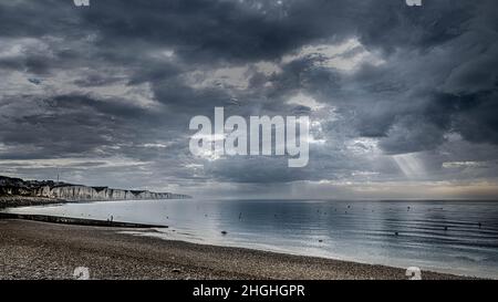 Onival, Plage et bord de mer, falaises et sable Stockfoto