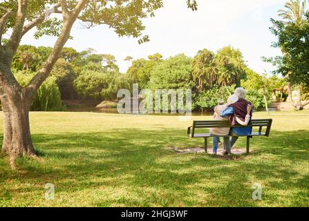 Ruhe und Erholung im Park Stockfoto