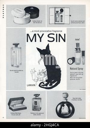 Januar 1965 Werbeausgabe des Magazins „Playboy“, USA Stockfoto