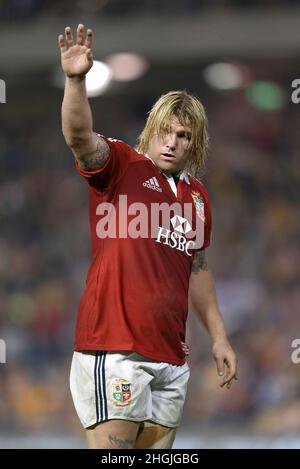 Aktenfoto vom 11-06-2013 von Richard Hibbard. Der ehemalige walisische und britische und irische Lions-Hooker Richard Hibbard hat seinen Rücktritt vom professionellen Rugby mit sofortiger Wirkung angekündigt. Ausgabedatum: Freitag, 21. Januar 2022. Stockfoto