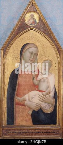 Madonna col bambino con il cardellino - 1345 48 - tempera su tavola 98,2 x 55,6 cm - mwxDaddi Bernardo Stockfoto