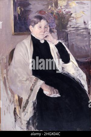 Mary Cassatt - Mrs. Robert S. Cassatt, die Mutter des Künstlers Stockfoto