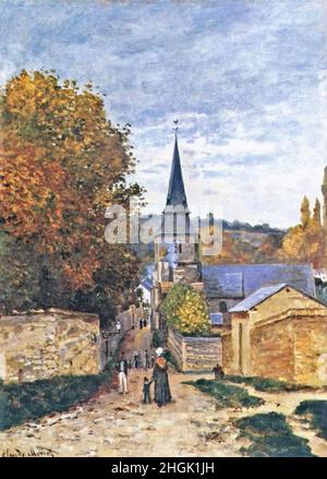 Straße in Sainte-Adresse - 1867 - Öl auf Leinwand 80 x 59,2 cm - mo09Monet Claude Stockfoto