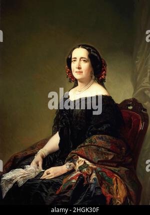 Federico de Madrazo y Kuntz - Gertrudis Goméz de Avellaneda Stockfoto