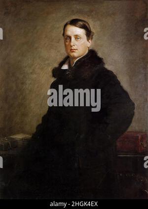 Millais John Everett - Privatsammlung - Archibald Philip Primrose 5th Earl of Roseberry- unbekanntes Datum - Öl auf Leinwand keine Infos - Stockfoto