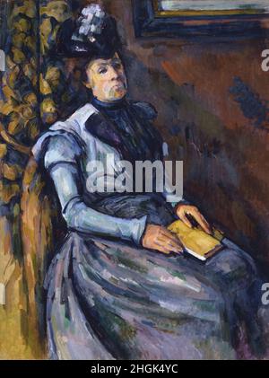 Sitzende Frau in Blau - 1902 04 - Öl auf Leinwand 50,1 x 66 cm - ce04Cézanne Paul Stockfoto