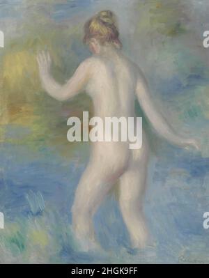 Renoir Auguste - Privatsammlung - La Baigneuse - 1898 00 - Öl auf Leinwand 41 x 32,3 cm Stockfoto