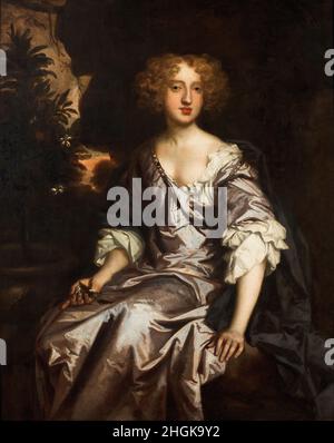 Sir Peter Lely - Porträt von Lady Elizabeth Strickland, geb. Haufen Stockfoto