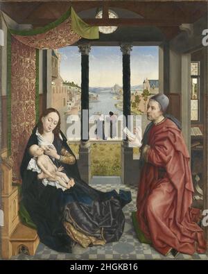 Hl. Lukas Zeichnung der Jungfrau - 1435 40 - Öl e tempera auf Leinwand 137,5 x 110,8 cm - Van der Weyden Rogier Stockfoto