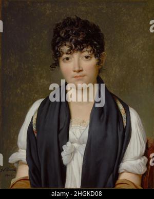 Suzanne Le Peletier de Saint-Fargeau - 1804 - Öl auf Leinwand 60,3 × 49,5 cm - David Jacques-Louis Stockfoto