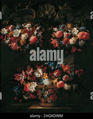 Juan de Arellano - Stillleben mit Blumen Stockfoto