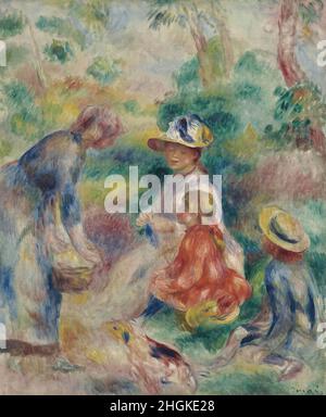 Renoir Auguste - Privatsammlung - La marchande de pommes - 1890 - Öl auf Leinwand 64,8 x 54 cm Stockfoto