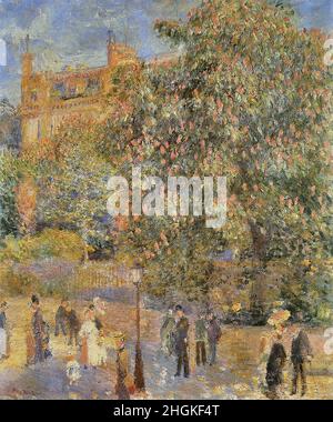 Renoir Auguste - Privatsammlung - La Place Saint-Georges - 1875 - Öl auf Leinwand 65 x 54 cm Stockfoto