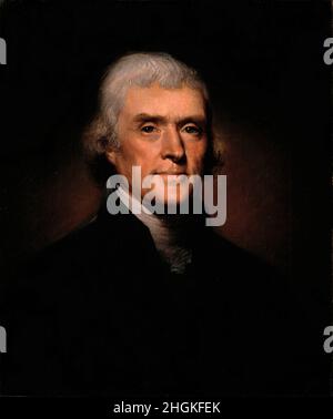 Rembrandt Peale - Thomas Jefferson Stockfoto