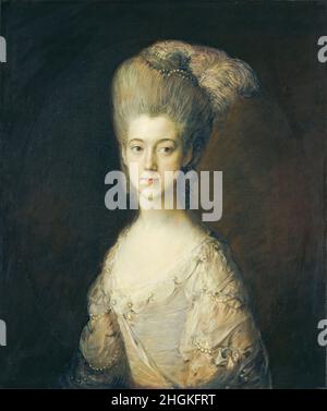 Frau Paul Cobb Methuen - 1776 77c. - Öl auf Leinwand 84 x 71 cm - Gainsborough Thomas Stockfoto