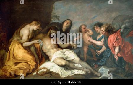 Anthony van Dyck - Klage über den toten Christus Stockfoto