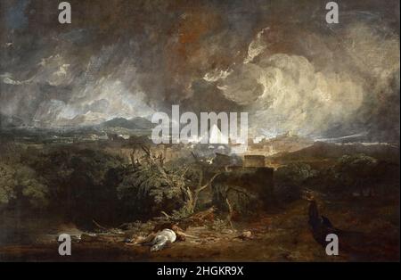 Die fünfte Pest Ägyptens - 1800 - Öl auf Leinwand 121,9 x 182,8 cm - Turner Joseph Mallord William Stockfoto