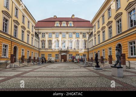 Breslau Stadtmuseum ehemaliger Königspalast - Breslau, Polen Stockfoto