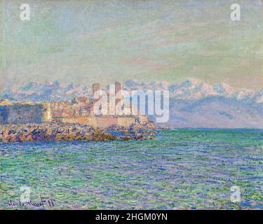 Das Fort von Antibes - 1888 - Öl auf Leinwand 65 x 81 cm - Monet Claude Stockfoto