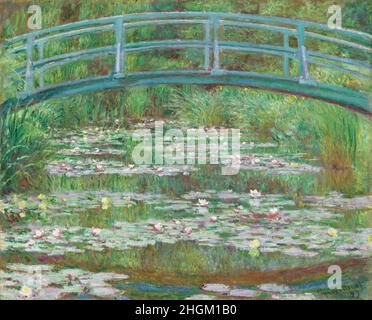 Der japanische Steg - 1899 - Öl auf Leinwand 81,3 x 101,6 cm - Monet Claude Stockfoto