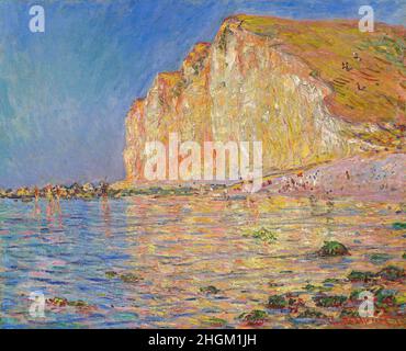 Niedrige Flut bei Les Petites-Dalles - 1884 - Öl auf Leinwand 60 x 73 cm - Monet Claude Stockfoto