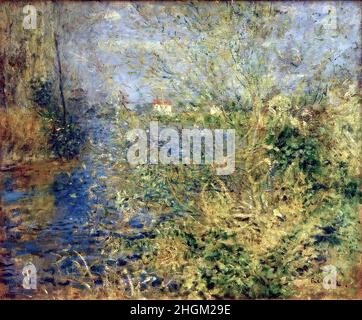 Renoir Auguste - Privatsammlung - La seine à Argenteuil - 1875 - Öl auf Leinwand 54 x 65 cm Stockfoto