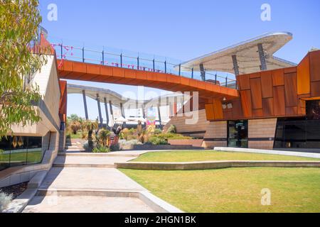 Perth, Australien - Yagan Square Entwicklung im Sommer von Lyons Architects / iredale pedersen hook architects / ASPECT Studios Stockfoto