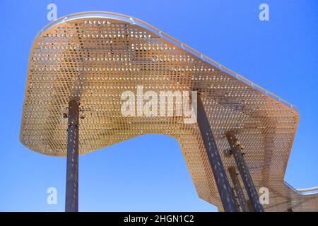 Perth, Australien - Yagan Square Entwicklung im Sommer von Lyons Architects / iredale pedersen hook architects / ASPECT Studios Stockfoto