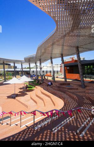 Perth, Australien - Yagan Square Entwicklung im Sommer von Lyons Architects / iredale pedersen hook architects / ASPECT Studios Stockfoto