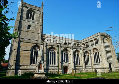 Collegiate Church of Holy Trinity, Tattershall, Lincolnshire, England, Großbritannien Stockfoto