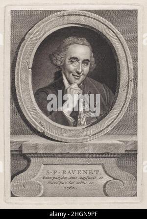 Simon François Ravenet 1763 Simon Francis Ravenet, der Ältere. Simon François Ravenet. Nach Johan Joseph Zoffany (deutsch, bei Frankfurt 1733–1810 London). 1763. Radierung und Gravur. Simon Francis Ravenet, der Ältere (Französisch, 1706–1774). Simon Francis Ravenet, der Ältere (Französisch, 1706–1774). Ausdrucke Stockfoto