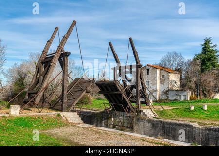 Pont Van Gogh Langlois Brücke in Arles Frankreich Stockfoto