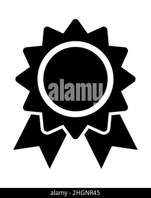 Award-Symbol auf weißem Hintergrund isoliert. Hochwertige Premium-Vektor-Ikone in trendigem flachen Stil Stock Vektor