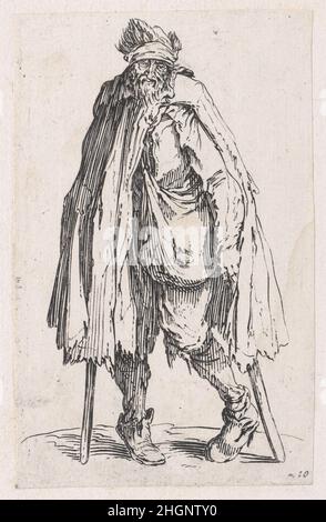 Reverse Copy of Le Mendiant aux Béquilles et la Besace (der Bettler mit den Krücken und der Tasche), from Les Gueux Suite appelée aussi Les Mendiants, Les Baroni, ou Les Barons (die Bettler, auch Barons genannt) 17th Century Anonymous. Rückkopie von Le Mendiant aux Béquilles et la Besace (der Bettler mit den Krücken und der Tasche), aus Les Gueux Suite appelée aussi Les Mendiants, Les Baroni, ou Les Barons (die Bettler, auch Barons genannt). Les Gueux Suite appelée aussi Les Mendiants, Les Baroni oder Les Barons. Anonym. 17th Jahrhundert. Ätzen. Ausdrucke Stockfoto