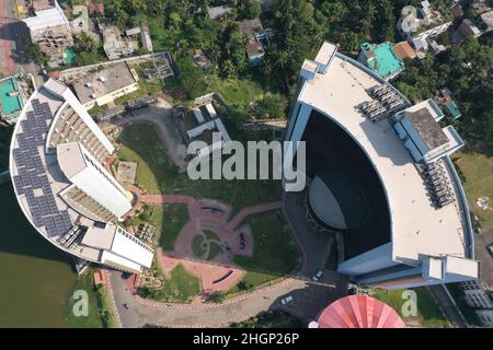 Jessore, Bangladesch - 09. November 2021: Sheikh Hasina Software Technology Park aus der Vogelperspektive in Jessore. Dies ist das erste Software Technolo Stockfoto