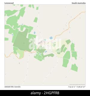 Lenswood, Adelaide Hills, Australien, South Australia, S 34 55' 5'', E 138 49' 57'', map, Timeless Map veröffentlicht im Jahr 2021. Reisende, Entdecker und Abenteurer wie Florence Nightingale, David Livingstone, Ernest Shackleton, Lewis and Clark und Sherlock Holmes haben sich bei der Planung von Reisen zu den entlegensten Ecken der Welt auf Karten verlassen.Timeless Maps kartiert die meisten Orte auf der Welt und zeigt die Verwirklichung großer Träume Stockfoto